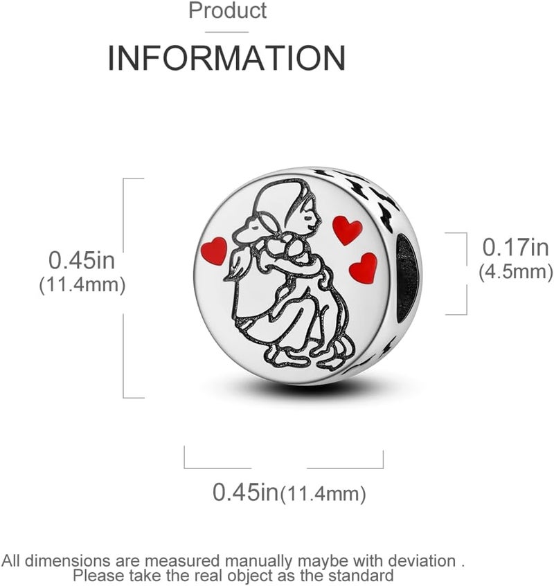 Hapour Store 925 Sterling Silver Charms for Bracelets Necklace European Jewelry Pendant Beads Charm for Women Mom - Image 3